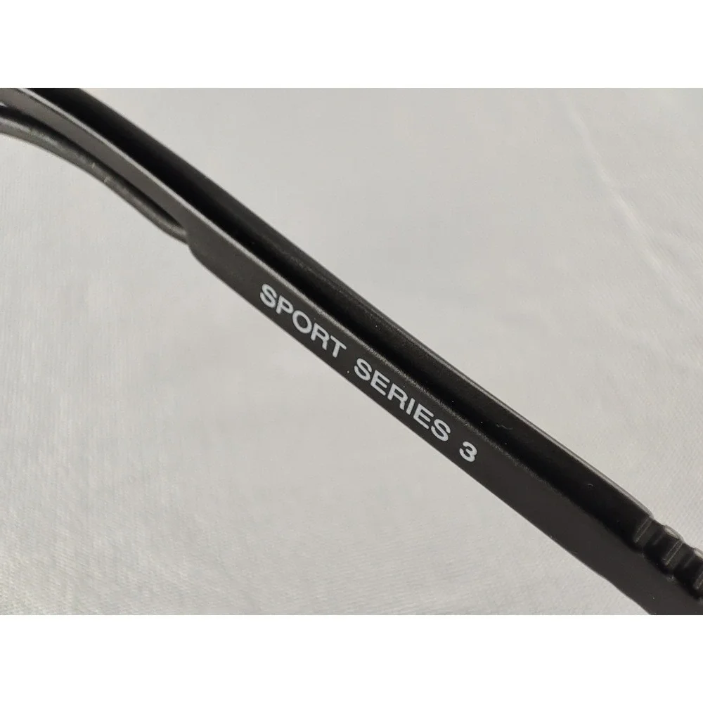 Vintage B&L Ray-Ban W1739 Sport Series 3 Sunglasses Black Blue Lens Mint